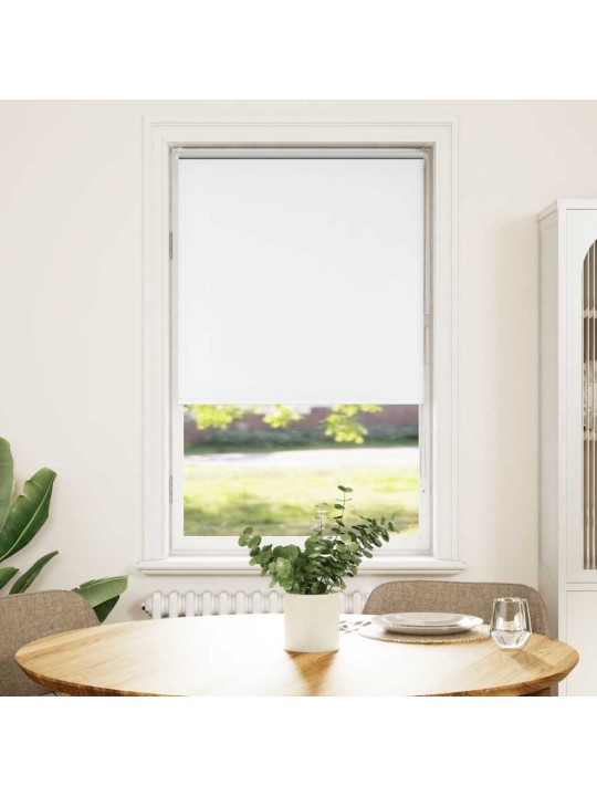 Rullaverho blackout valkoinen 75x130 cm kankaan leveys 70,7 cm