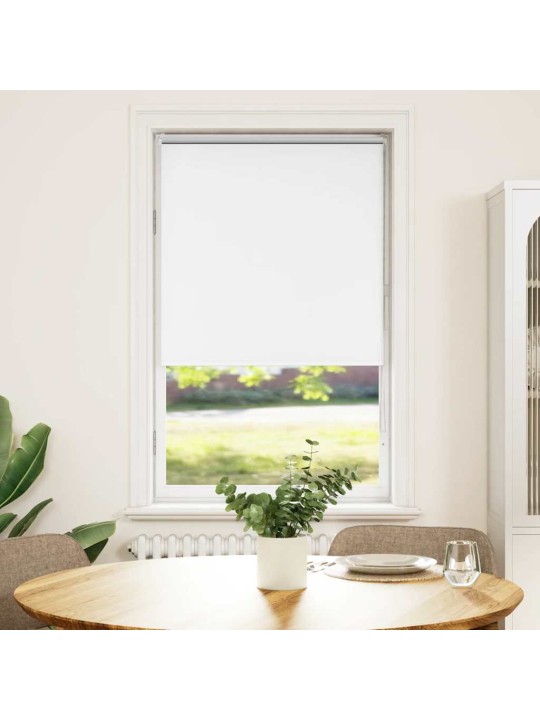 Rullaverho blackout valkoinen 80x130 cm kankaan leveys 75,7 cm