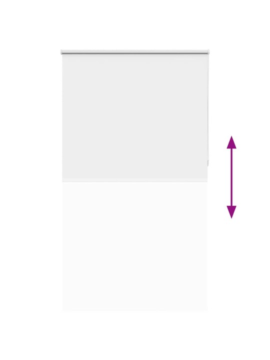 Rullaverho blackout valkoinen 120x210 cm kankaan leveys 116,6cm