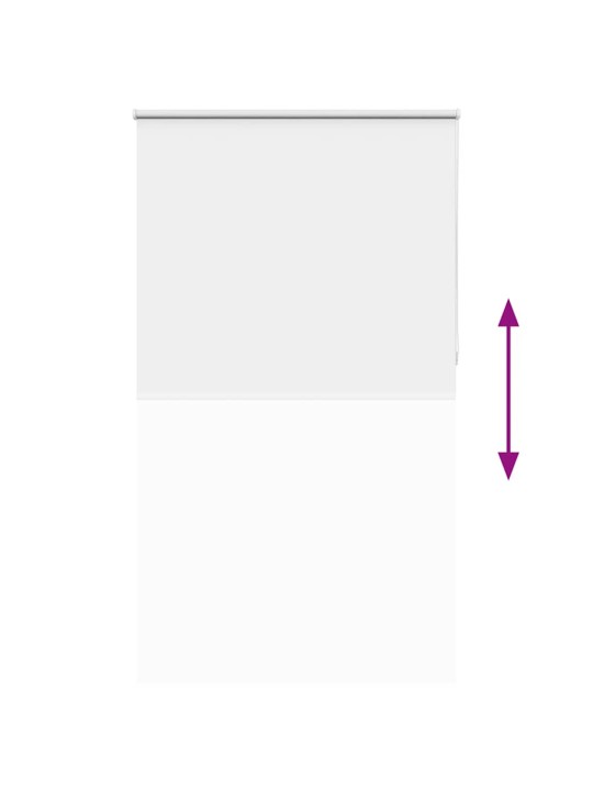 Rullaverho blackout valkoinen 125x230 cm kankaan leveys 121,6cm