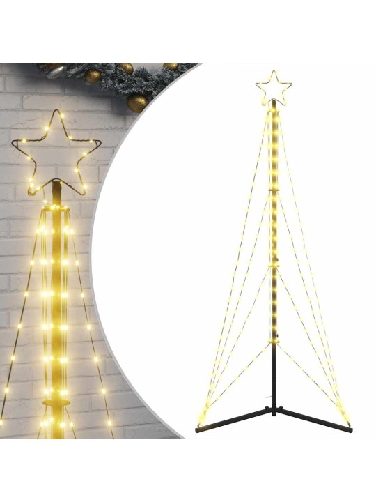 Led joulukuusi 363 lämpimän valkoista led-valoa 182 cm