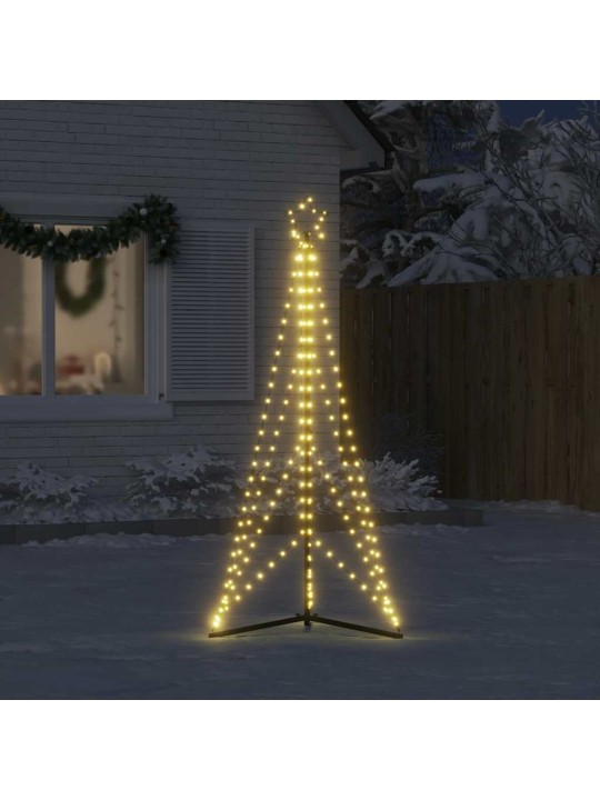 Led joulukuusi 363 lämpimän valkoista led-valoa 182 cm