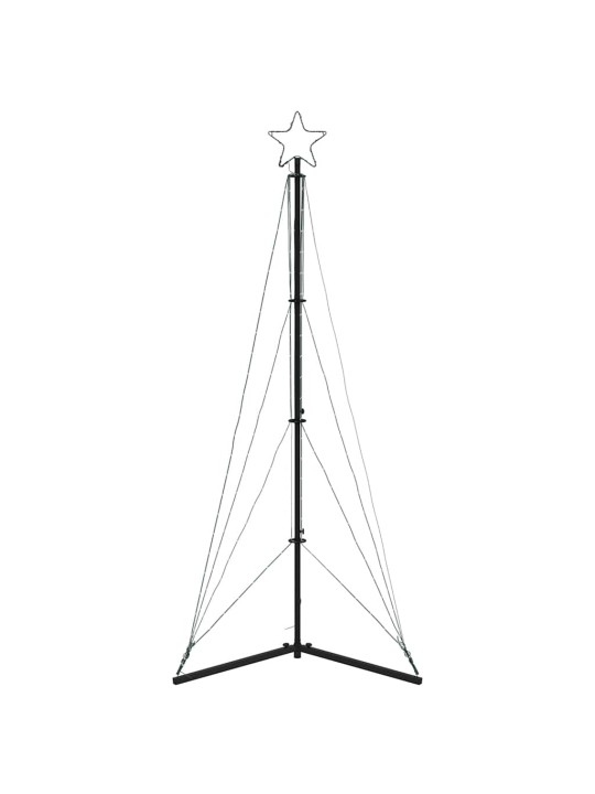 Led joulukuusi 363 kylmän valkoista led-valoa 182 cm