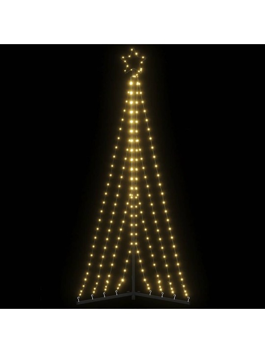 Led joulukuusi 339 lämpimän valkoista led-valoa 182 cm