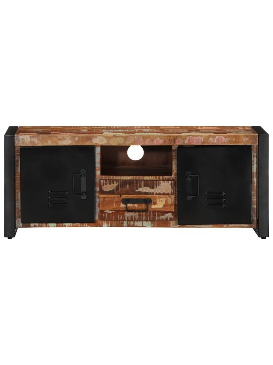 Tv-kaappi 100x30x40 cm kierrätetty massiivipuu