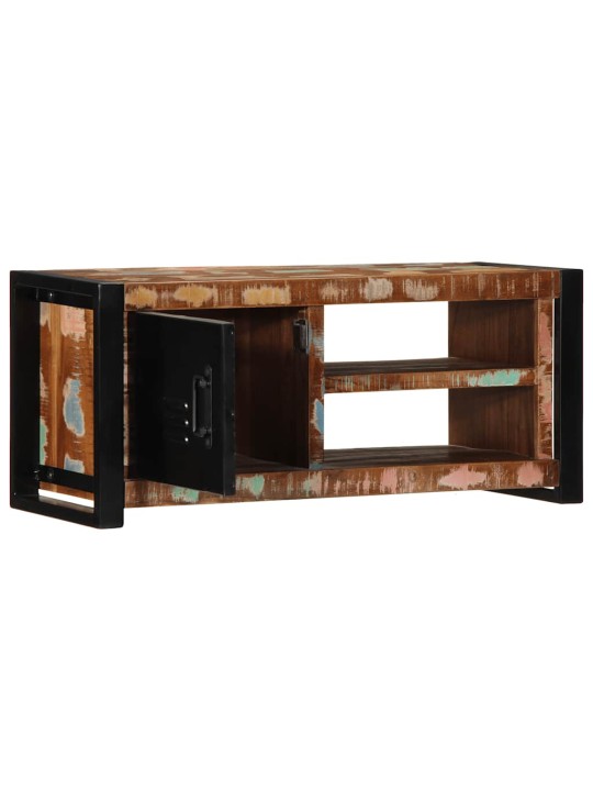 Tv-kaappi 80x30x35 cm kierrätetty massiivipuu
