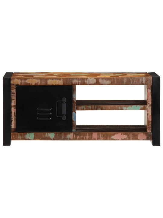 Tv-kaappi 80x30x35 cm kierrätetty massiivipuu