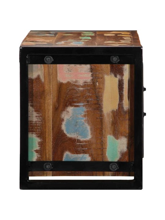 Tv-kaappi 80x30x35 cm kierrätetty massiivipuu