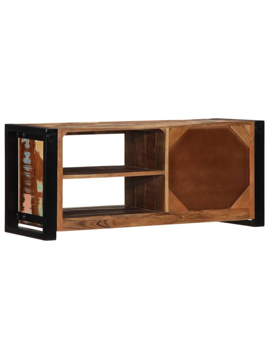 Tv-kaappi 80x30x35 cm kierrätetty massiivipuu