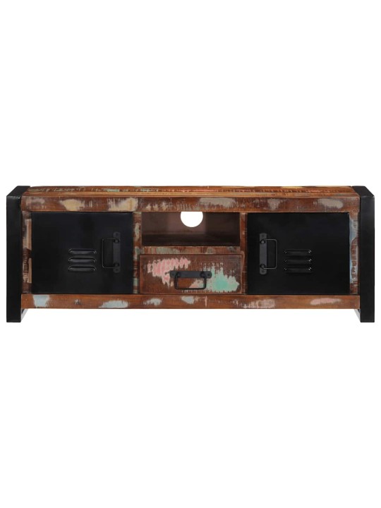 Tv-kaappi 100x30x35 cm kierrätetty massiivipuu