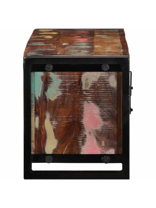 Tv-kaappi 100x30x35 cm kierrätetty massiivipuu