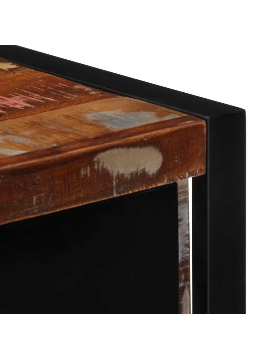 Tv-kaappi 100x30x35 cm kierrätetty massiivipuu