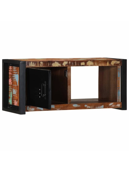 Tv-kaappi 80x30x35 cm kierrätetty massiivipuu