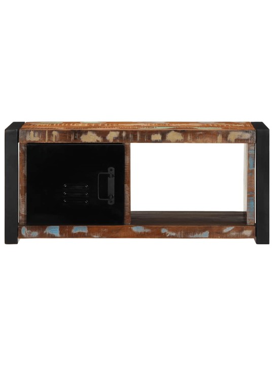 Tv-kaappi 80x30x35 cm kierrätetty massiivipuu