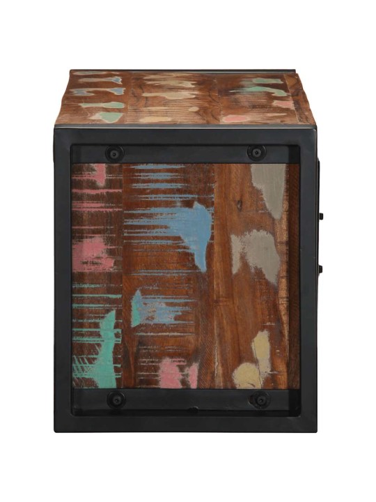 Tv-kaappi 80x30x35 cm kierrätetty massiivipuu