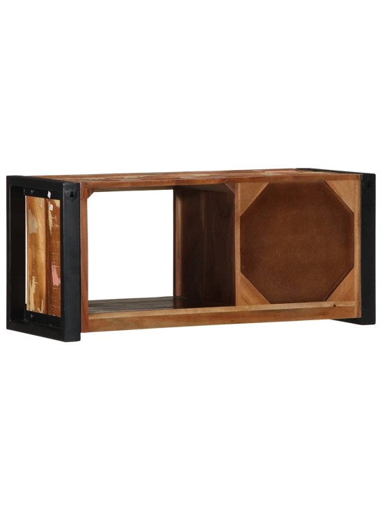Tv-kaappi 80x30x35 cm kierrätetty massiivipuu