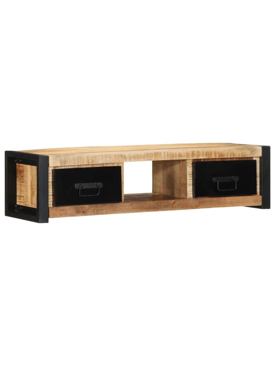 Tv-kaappi 100x30x25 cm massiivipuuta mango