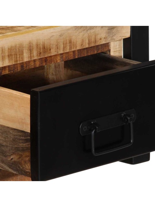 Tv-kaappi 100x30x25 cm massiivipuuta mango