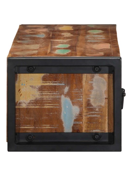 Tv-kaappi 100x30x25 cm kierrätetty massiivipuu