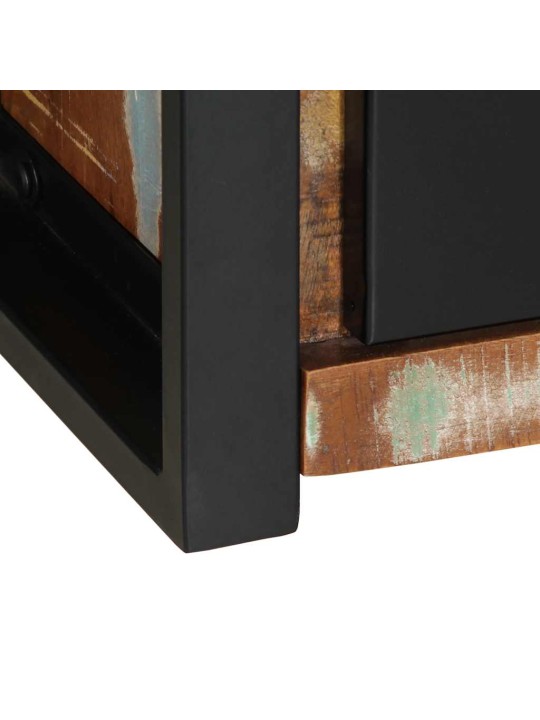 Tv-kaappi 100x30x25 cm kierrätetty massiivipuu