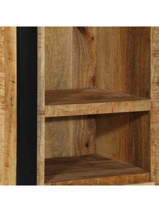 Kylpyhuonekaappi 40x30x90 cm massiivipuuta karkea mango