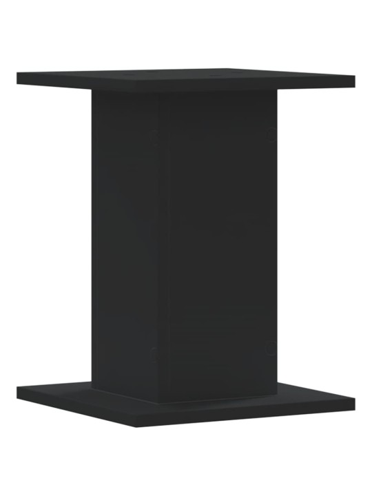 Kasvitelineet 2 kpl musta 30x30x40 cm tekninen puu