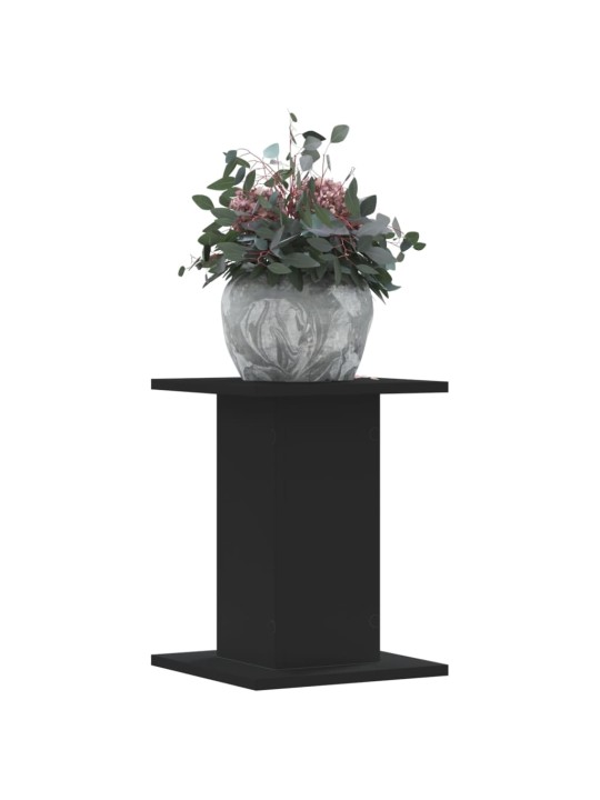 Kasvitelineet 2 kpl musta 30x30x40 cm tekninen puu