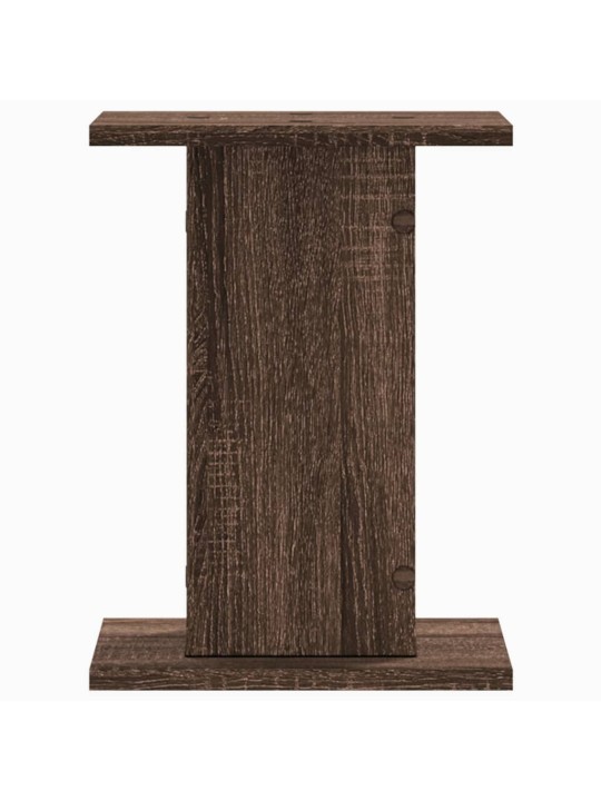 Kasvitelineet 2 kpl ruskea tammi 30x30x40 cm tekninen puu