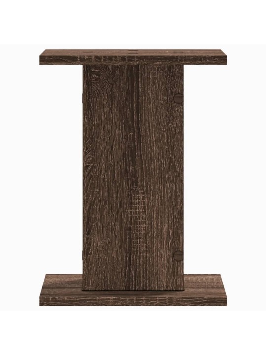 Kasvitelineet 2 kpl ruskea tammi 30x30x40 cm tekninen puu