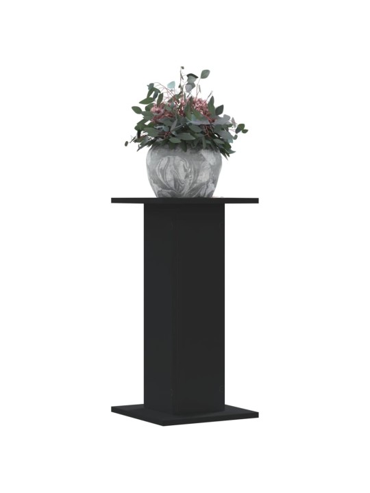 Kasvitelineet 2 kpl musta 30x30x60 cm tekninen puu