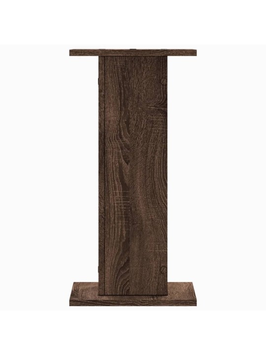 Kasvitelineet 2 kpl ruskea tammi 30x30x60 cm tekninen puu