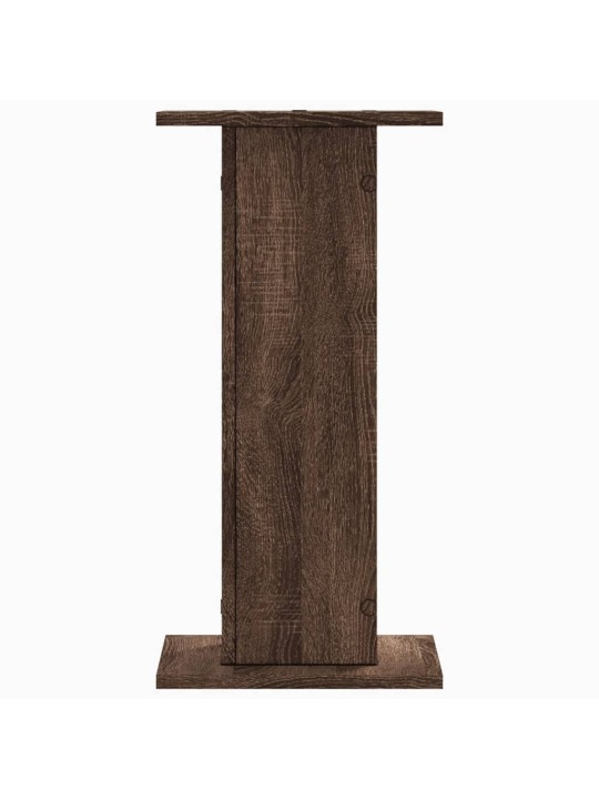 Kasvitelineet 2 kpl ruskea tammi 30x30x60 cm tekninen puu