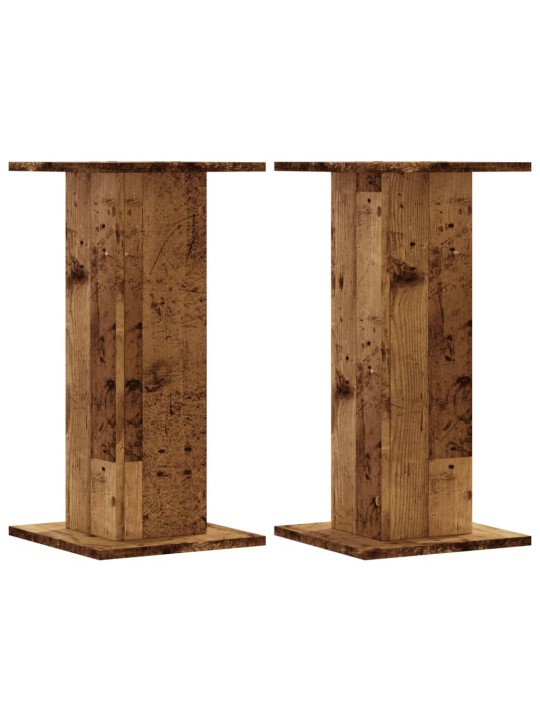Kasvitelineet 2 kpl vanha puu 30x30x60 cm tekninen puu