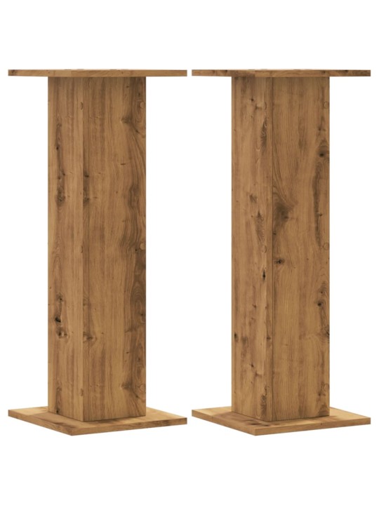 Kasvitelineet 2 kpl artesaanitammi 30x30x80 cm tekninen puu
