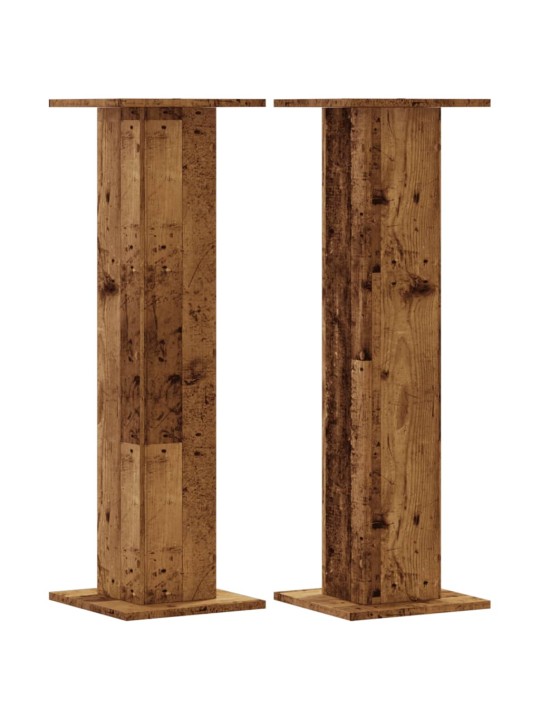 Kasvitelineet 2 kpl vanha puu 30x30x95 cm tekninen puu