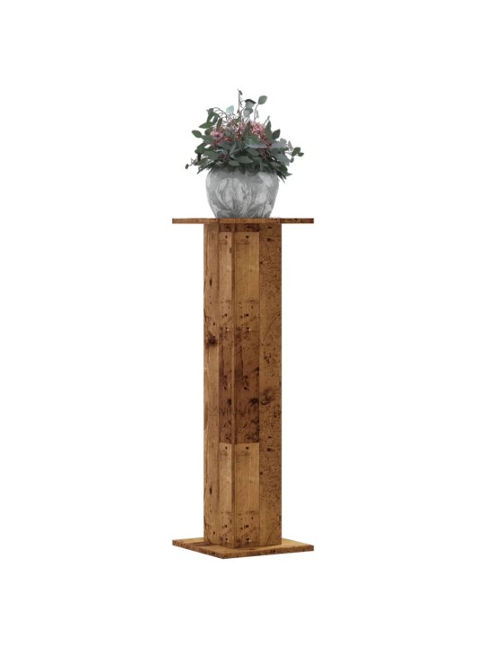 Kasvitelineet 2 kpl vanha puu 30x30x95 cm tekninen puu