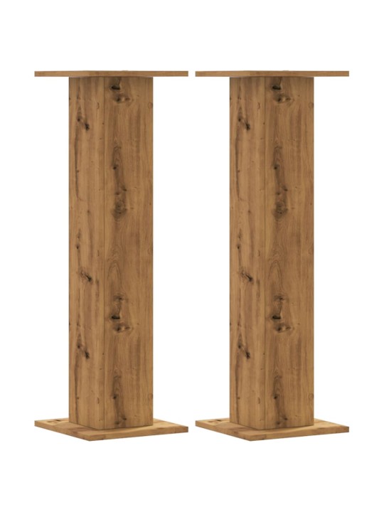 Kasvitelineet 2 kpl artesaanitammi 30x30x95 cm tekninen puu