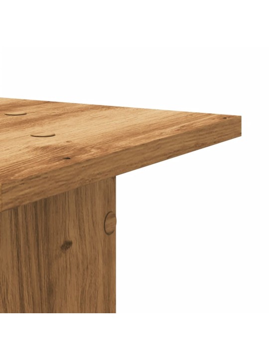Kasvitelineet 2 kpl artesaanitammi 30x30x95 cm tekninen puu