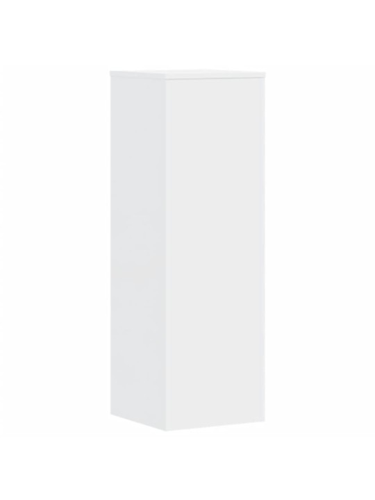 Kasvitelineet 2 kpl valkoinen 33x33x100 cm tekninen puu