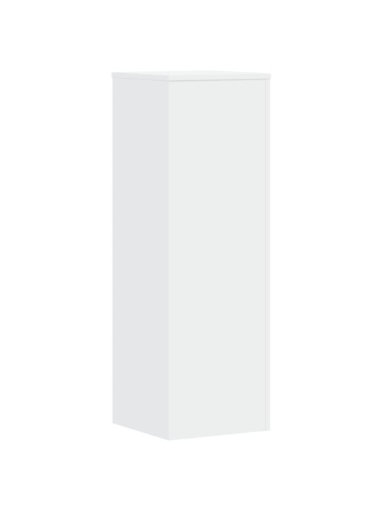 Kasvitelineet 2 kpl valkoinen 33x33x100 cm tekninen puu