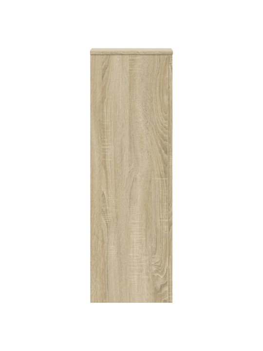 Kasvitelineet 2 kpl sonoma-tammi 33x33x100 cm tekninen puu