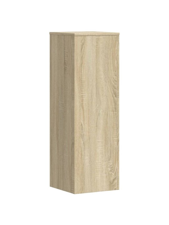 Kasvitelineet 2 kpl sonoma-tammi 33x33x100 cm tekninen puu