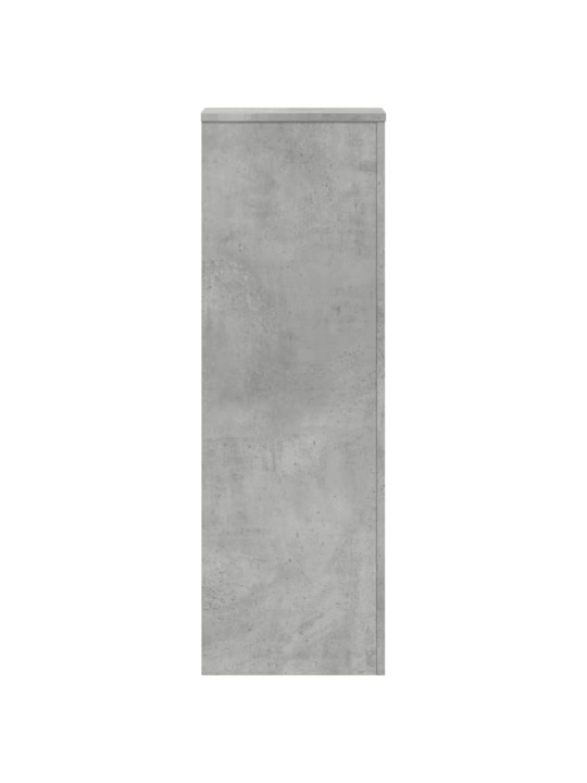 Kasvitelineet 2 kpl betoninharmaa 33x33x100 cm tekninen puu