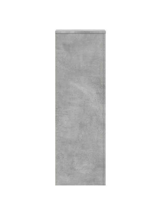 Kasvitelineet 2 kpl betoninharmaa 33x33x100 cm tekninen puu