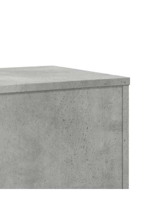 Kasvitelineet 2 kpl betoninharmaa 33x33x100 cm tekninen puu