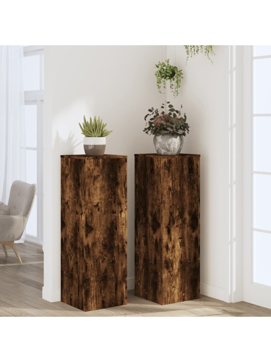 Kasvitelineet 2 kpl savutammi 33x33x100 cm tekninen puu