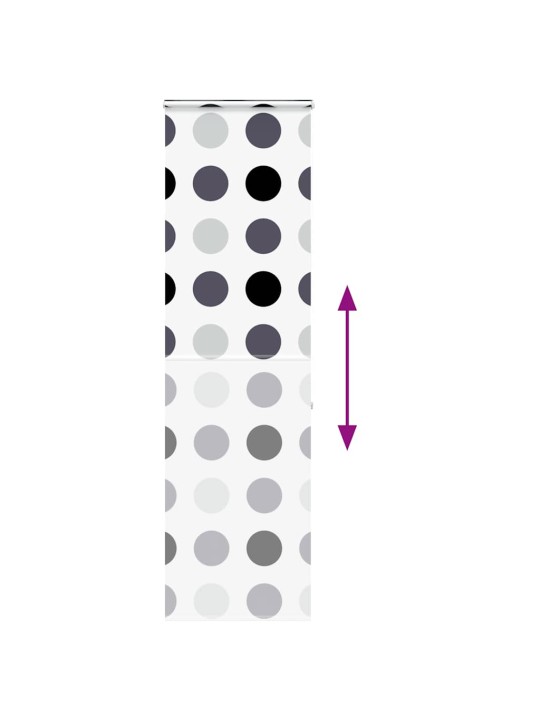 Rullaverho kasetilla 80x240 cm kankaan leveys 76 cm