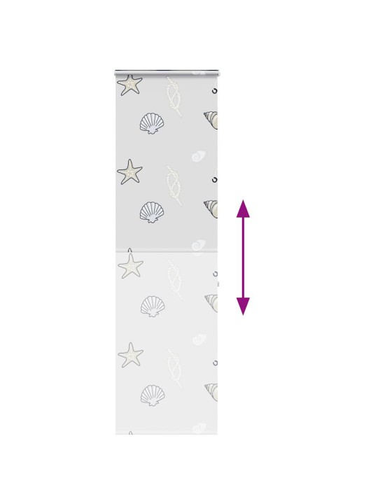 Rullaverho kasetilla 60x240 cm kankaan leveys 56 cm
