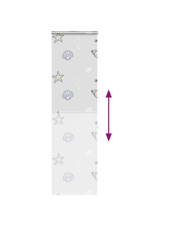Rullaverho kasetilla 70x240 cm kankaan leveys 66 cm