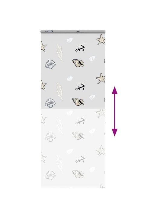 Rullaverho kasetilla 100x240 cm kankaan leveys 96 cm